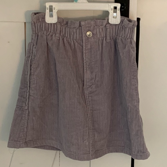 Zara Girls Lilac Corduroy Skirt (13-14) NWOT - Picture 1 of 5